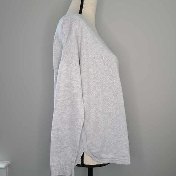 🍉 Express Long Sleeve Gray Sweater Small - Picture 2 of 6